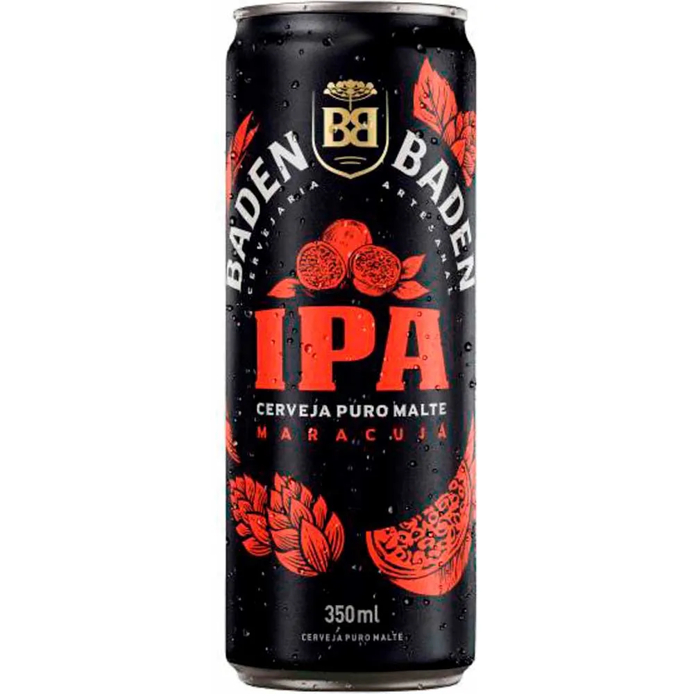 Cerveja Baden Baden Ipa Maracujá Puro Malte 350ml
